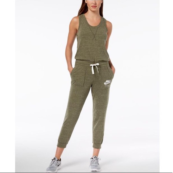 green nike jumpsuit